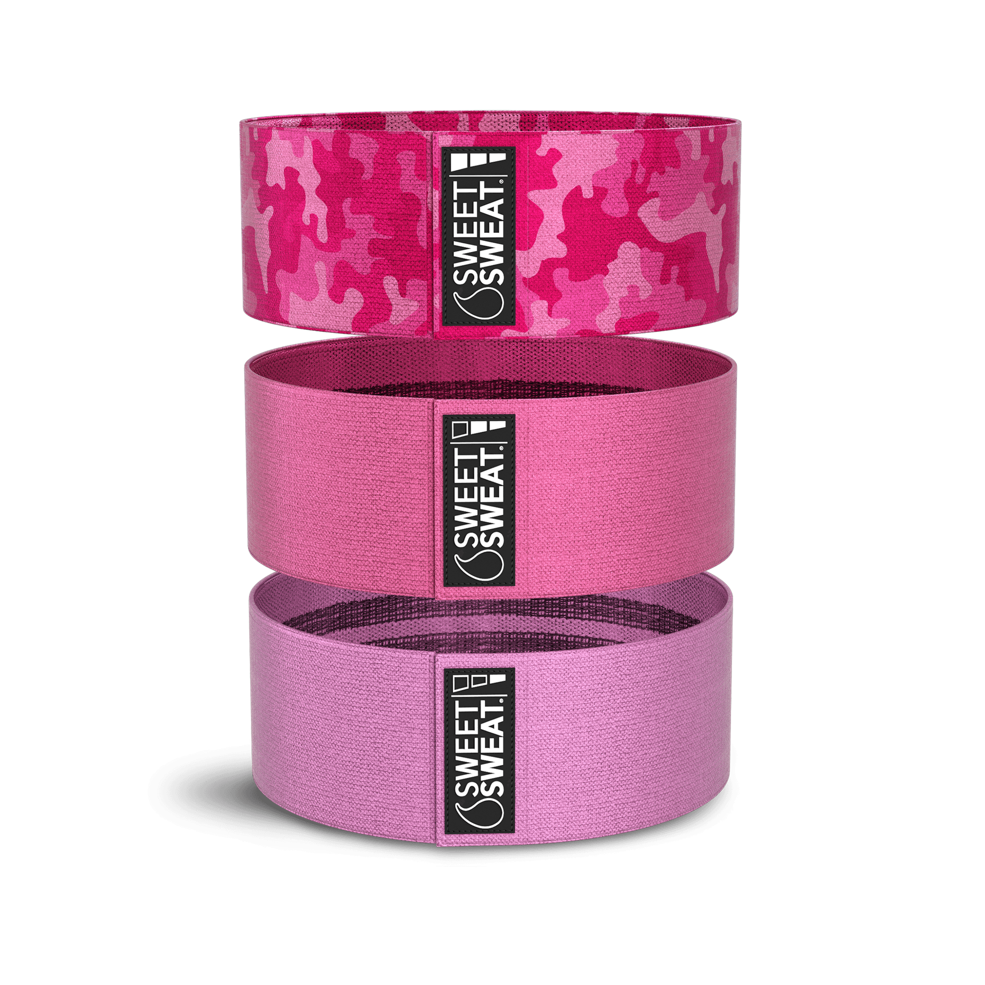 Sweet Sweat Durable Versatile Fitness Hip Bands 3PK Sweet Sweat
